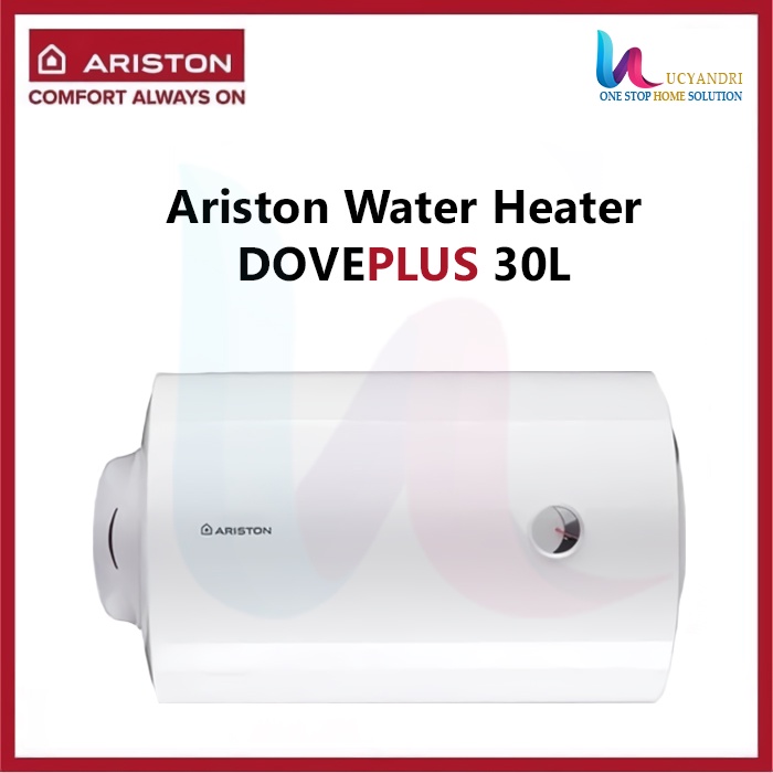 WATER HEATER ARISTON DOVE PLUS 30 LITER HORIZONTAL