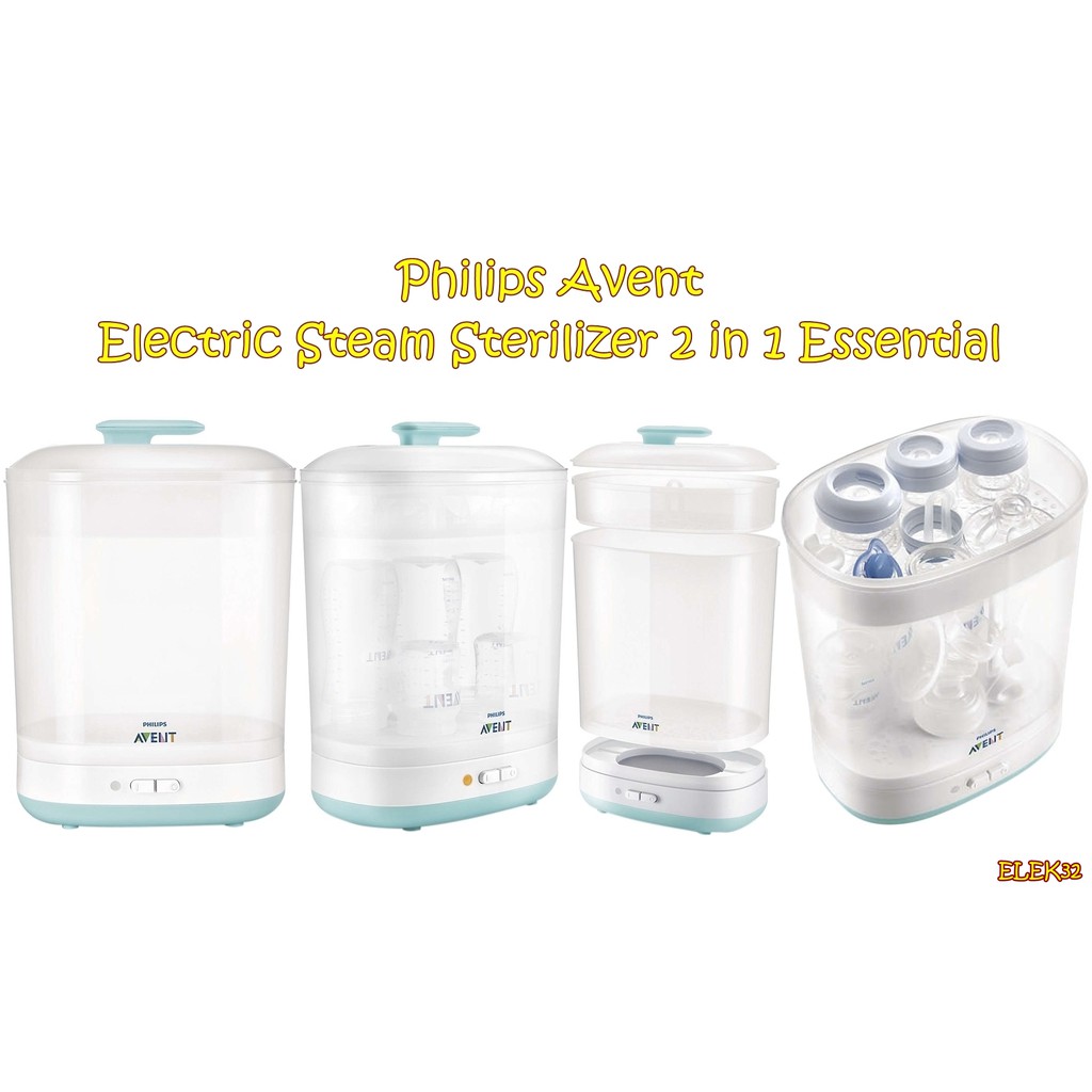 ELEK32 PHILIPS AVENT ELECTRIC STEAM STERILIZER 2 IN 1 ESSENTIAL