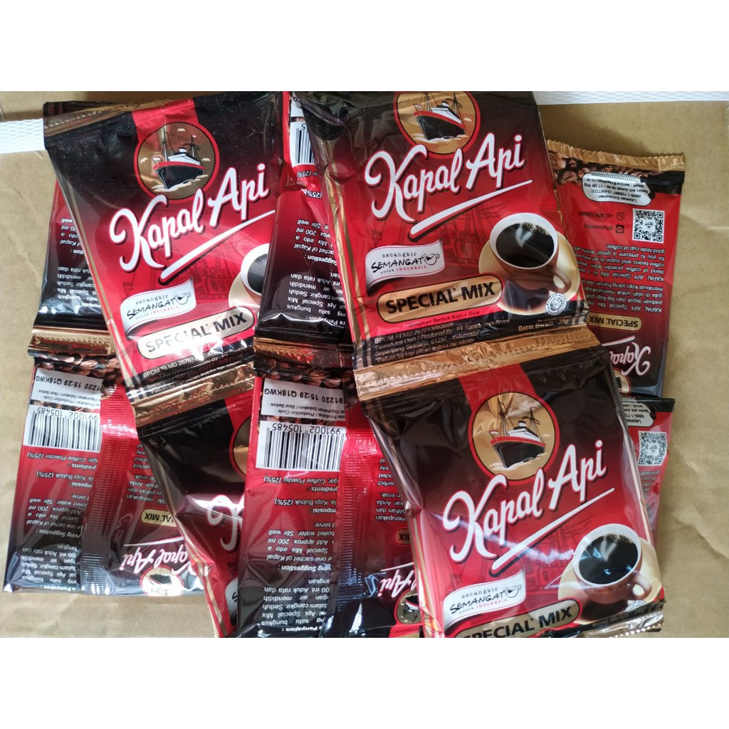 KOPI KAPAL API SPECIAL MIX PER RENCENG ISI 10 PCS