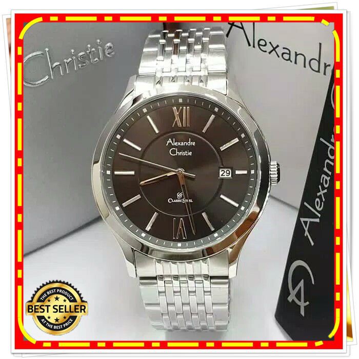 ALEXANDRE CHRISTIE AC 8585 PRIA SILVER BLACK ORIGINAL