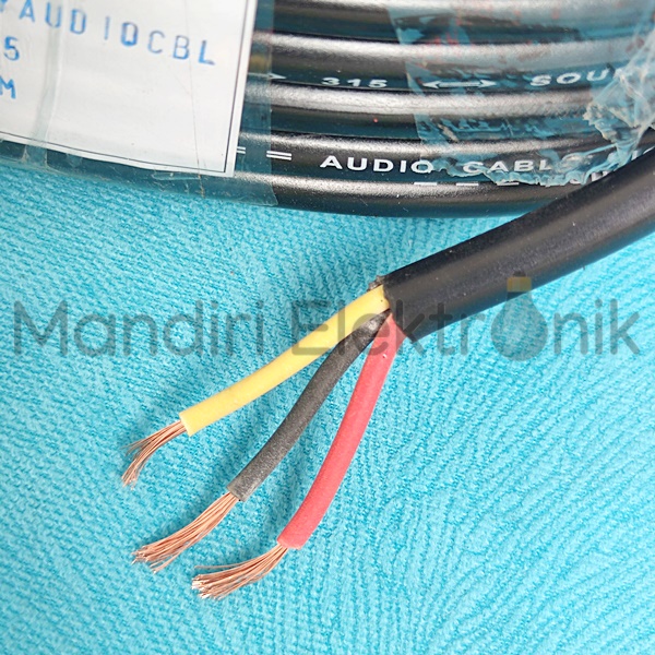 (Roll) Kabel Listerik Serabut NYY 3x1.5mm 3x2.5mm Pajero Roll 50m 50 Meter - Kabel Audio Serabut isi 3 1,5mm 2,5mm Roll 50meter