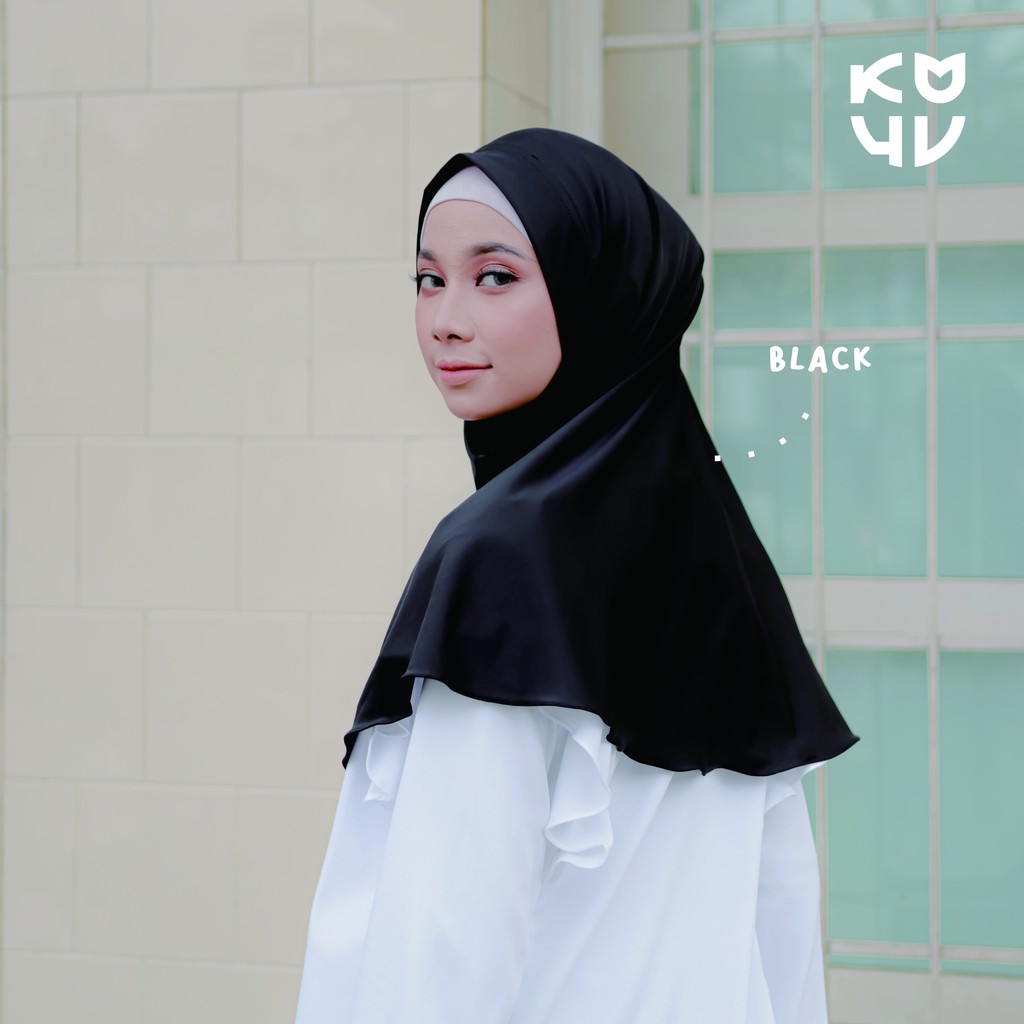 Koyu Hijab OLIVIA instant pendek (pilih warna)