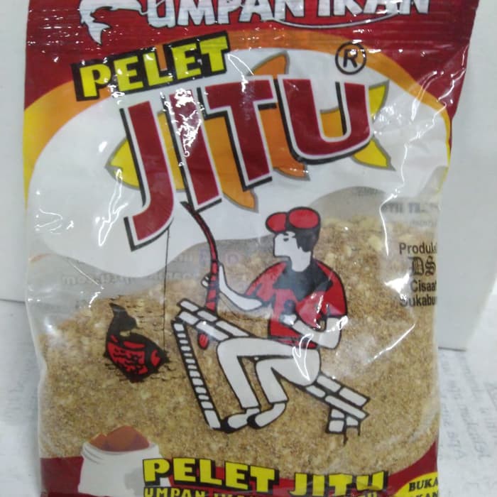 pelet jitu coboy merah umpan mancing ikan mas nila bawal dll