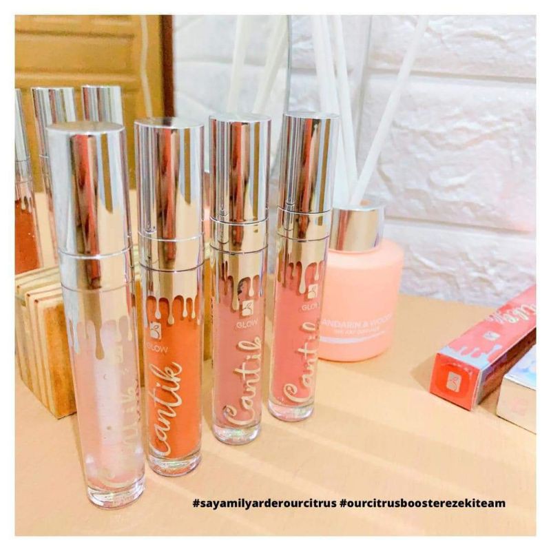 lipstik waterproof LIPMATTE CANTIK Ourcitrus - awet dibibir - 1 pcs