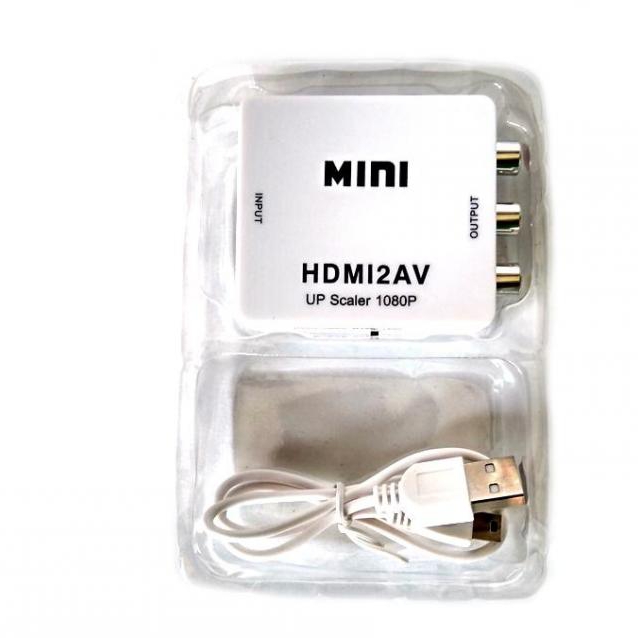 HDMI to AV RCA converter adapter