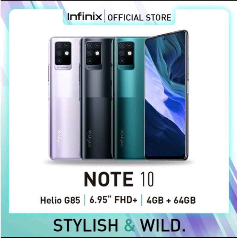 Infinix Note 10 Pro 6/64 dan 8/128 Segel Utuh 100%