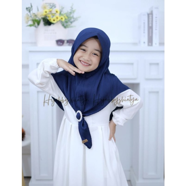 PLISKET  ANAK PLISKET / hijab anak / hijab anak plisket / hijab terbaru anak