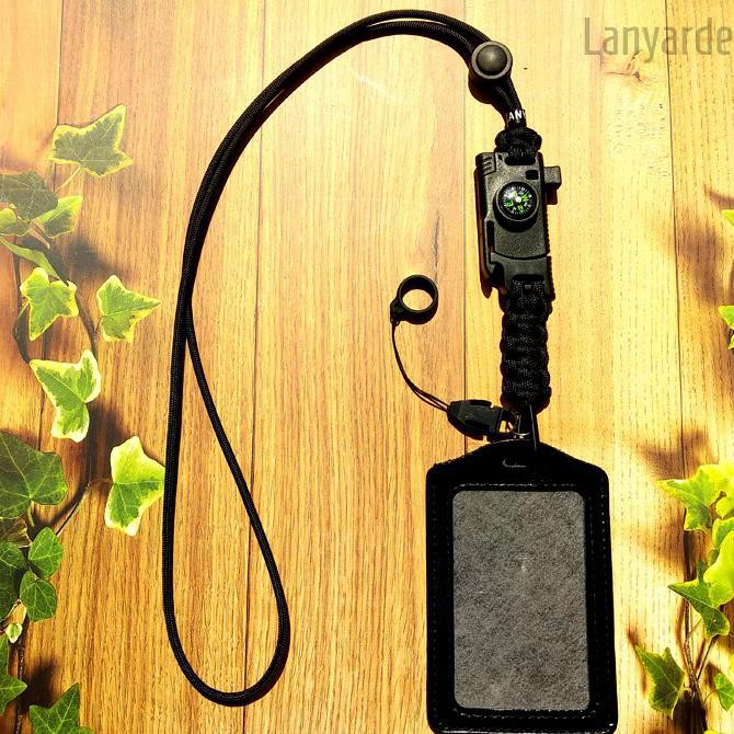 

READY COD 4261) Lanyard Survival Name Tag ID Card Holder Tali Leher Tempat Kartu OBRAL Kode 988