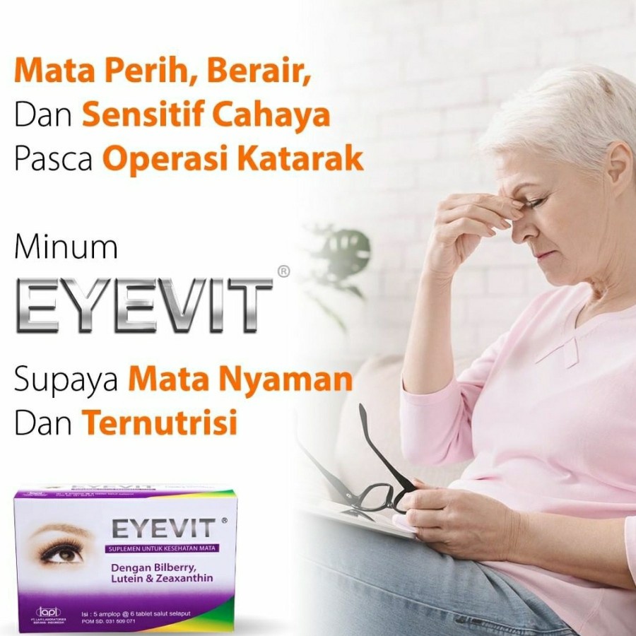 Vitamin Mata Eyevit per Strip isi 6 Tablet