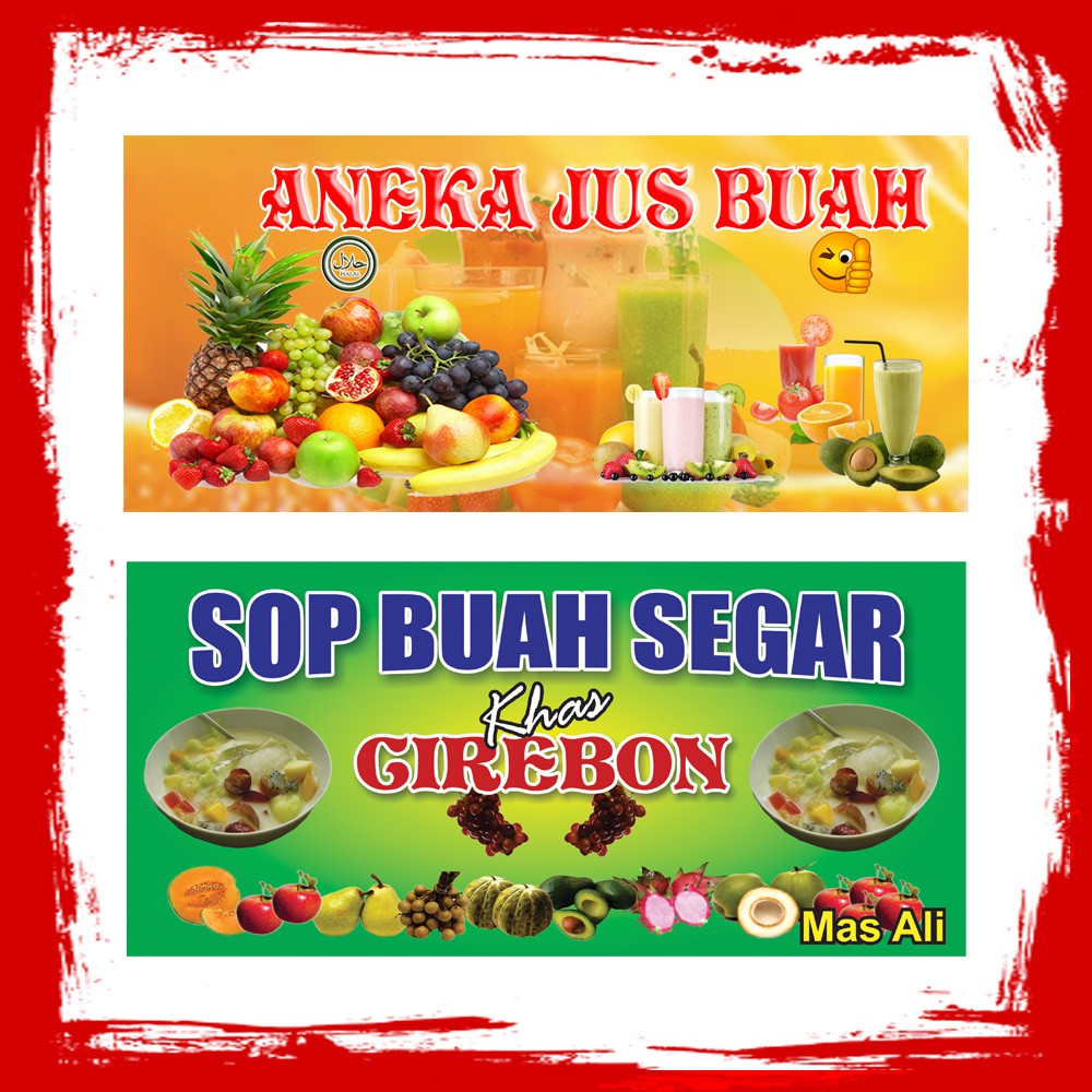 Spanduk Banner Plang Nama Tempat Usaha Jualan Langsung Cetak Hari Ini Juga Shopee Indonesia