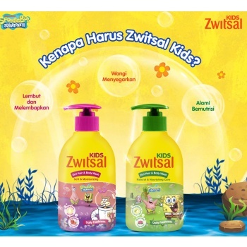 Zwitsal kids bubble Bath 280ml Pump