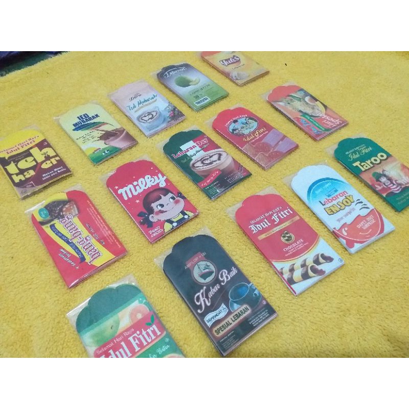 

amplop lebaran snack/ amplop lebaran/amplop viral/ angpao lebaran