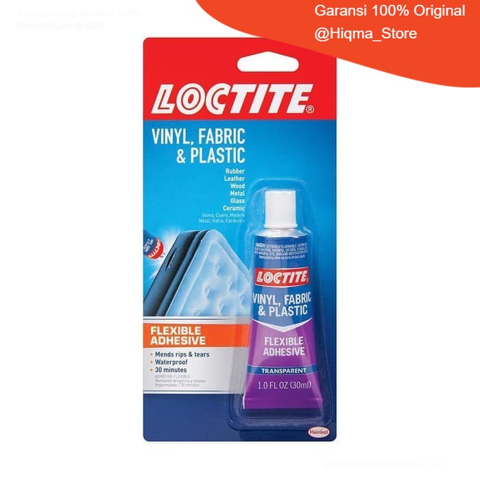 

Lem Loctite Vynil Fabric Kain dan Plastik USA