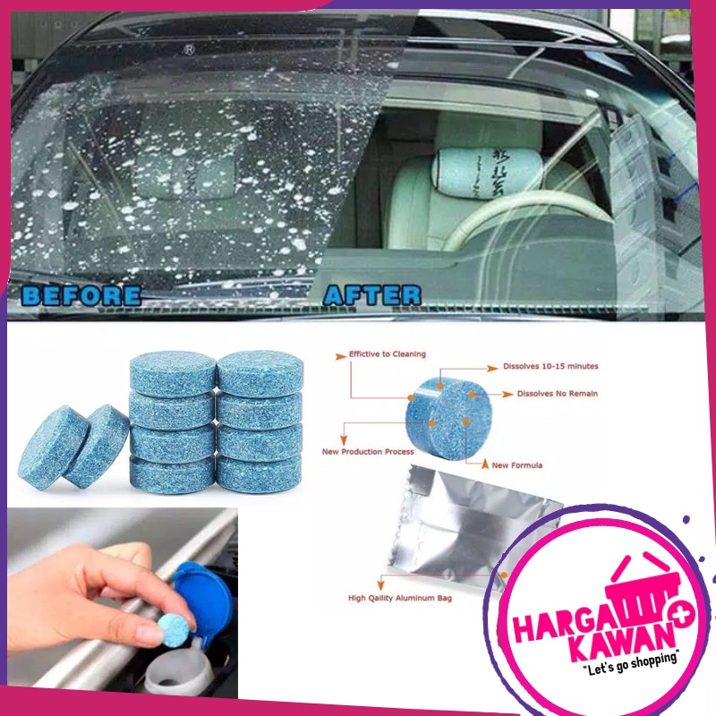 Sabun Wiper Tablet Pembersih Kaca Wiper Mobil Serbaguna Hargakawan