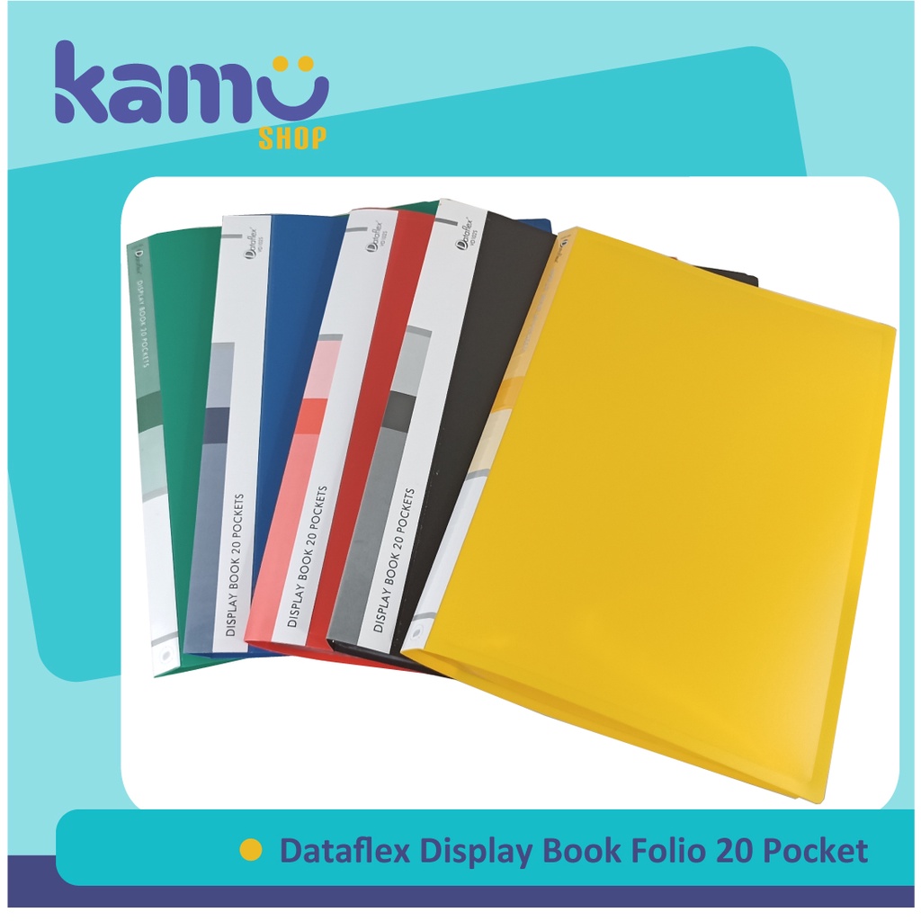 

Dataflex Display Book Folio 20 Pockets / Clear Holder/Document Keeper DF - 811