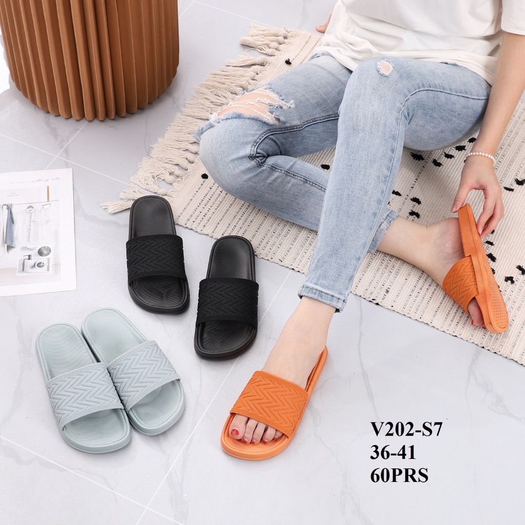 sandal wanita jelly karet kokop V202-S7 BLC