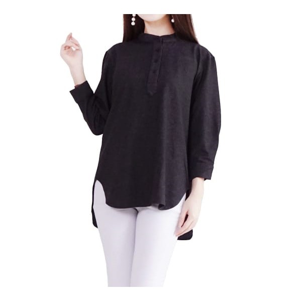 

Sonia - Blouse Wanita SONIA - Baju Denim Top Blus Atasan 11821