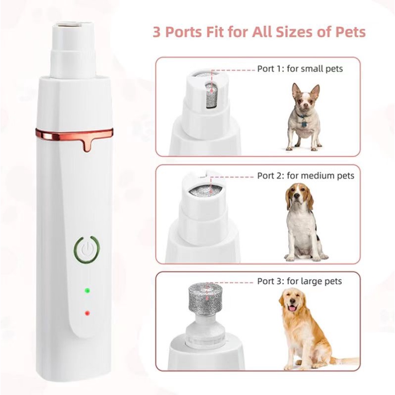 4 IN1 PET CLIPPER Alat Cukur Bulu Hewan Peliharaan Cukuran Anjing Kucingt/Pet Grooming Hair Clipper Kit/ Hair Clipper Cordless Professional Pemotong RambutRechargeable Cat&amp;Dog