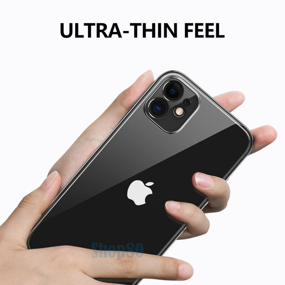 Soft Case Bening iPhone 7 8 Plus X XS XR 11 12 13 14 Mini Pro Max Transparan Casing Slim Softcase Clear