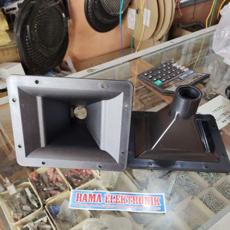 corong horn tweeter Twitter plastik PVC ukuran 15 x 19 murah berkualitas horn tweter corong tweter 1