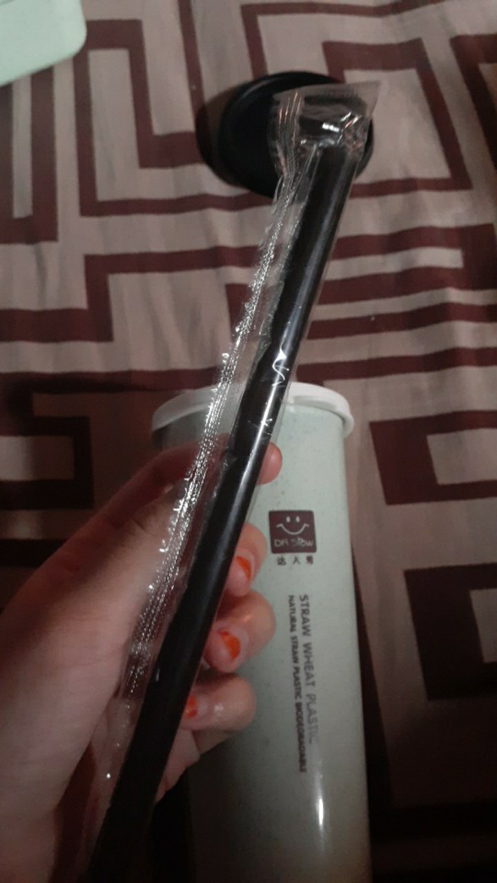 Cangkir Beserta Sedotan Jerami Gelas Tangan Botol Minum 2tutupan Pipet Sedotan 401-500