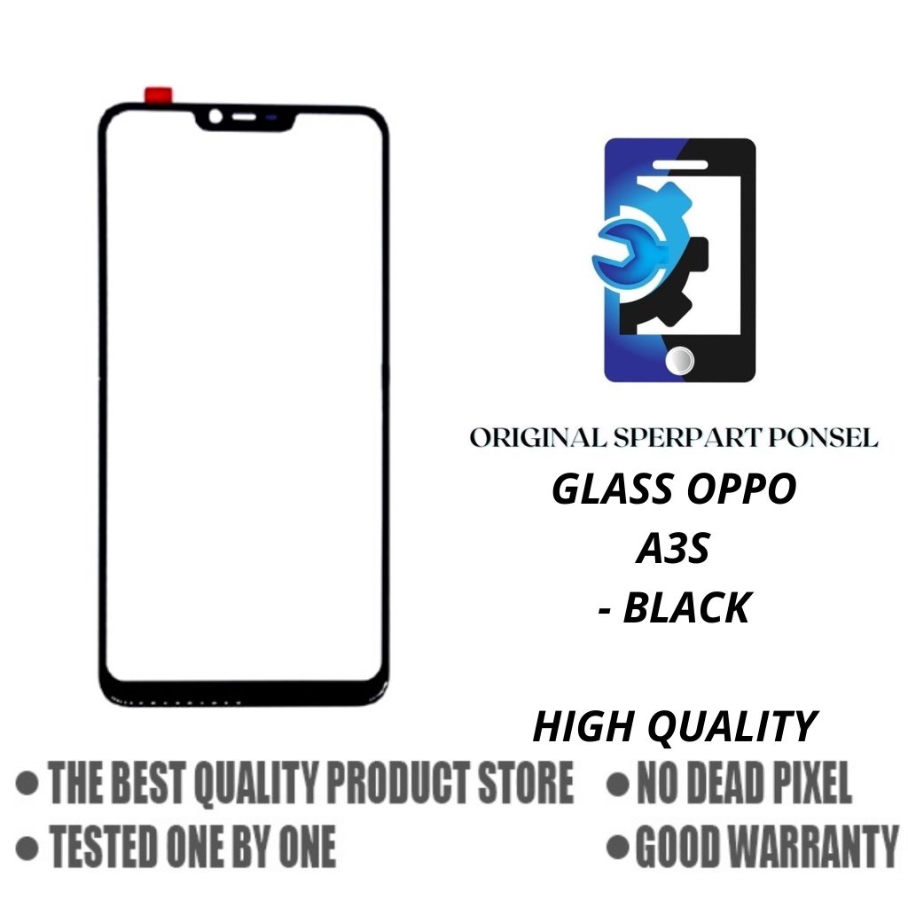LAYAR SENTUH - GLASS OPPO A3S KUALITAS ORIGINAL