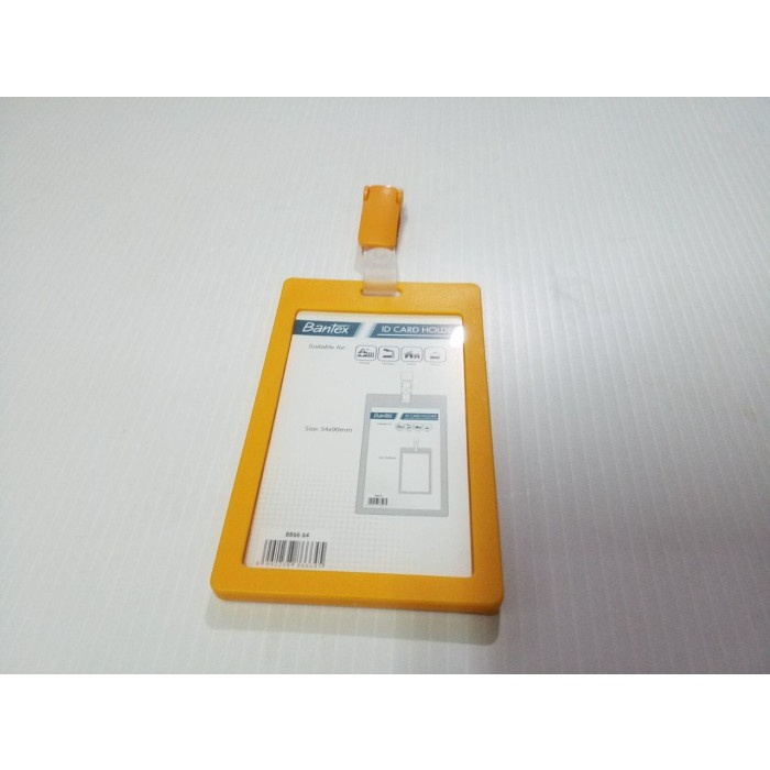 

Promo Bulan Ini Id Card Holder 54 X 90 Mm Potrait + Clip Bantex 8866-64 Mango Berkualitas