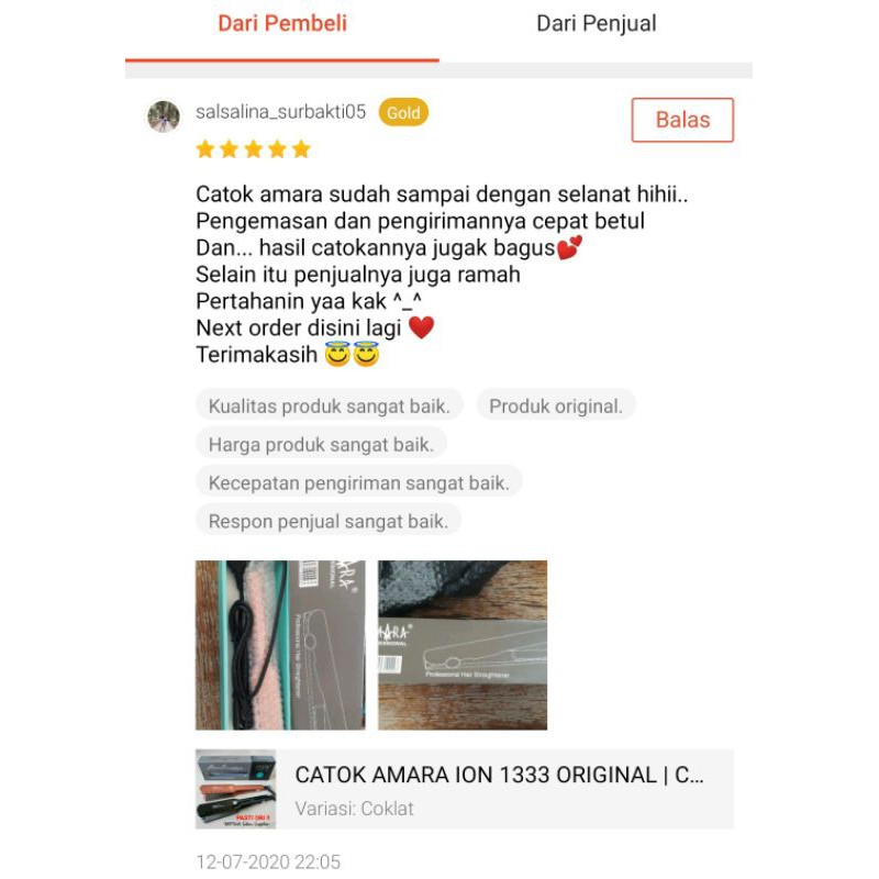 DIJAMIN ORI !! CATOK AMARA IONIC 1333 [FREE Bubble Wrap]