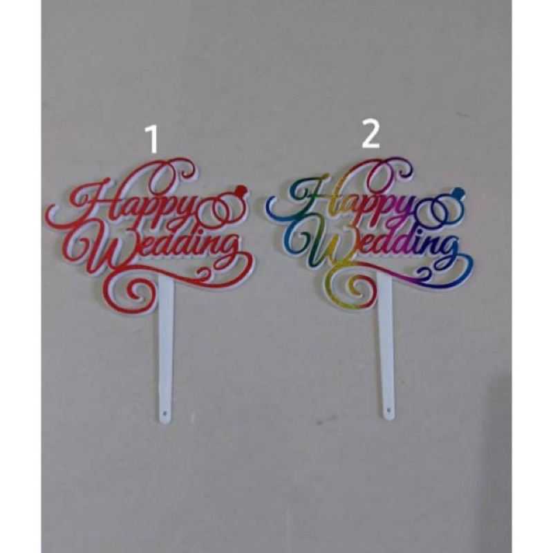 cake topper happy wedding