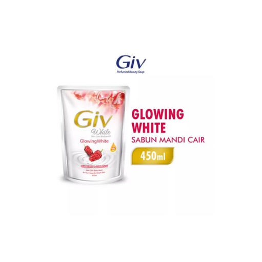 Body wash Sabun Cair Giv 400 ML glowing white