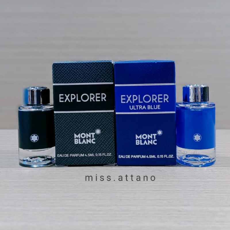 parfum miniatur original / vial Mont Blanc Explorer edp / Ultra Blue