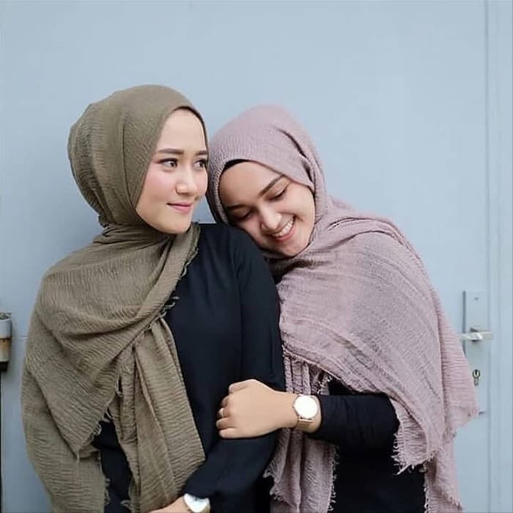 RI04-RI06 FUNSTORE HIJAB PASHMINA CRINKLE SHAWL COTTON WIDE JILBAB BAHAN KATUN PREMIUM IMPORT-1