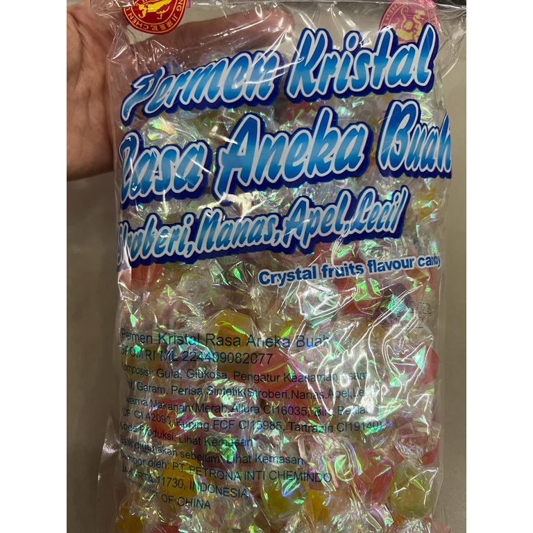 Crystal Fruits Flavour Candy/Permen Kristal Aneka Rasa Buah 500g 陈良记