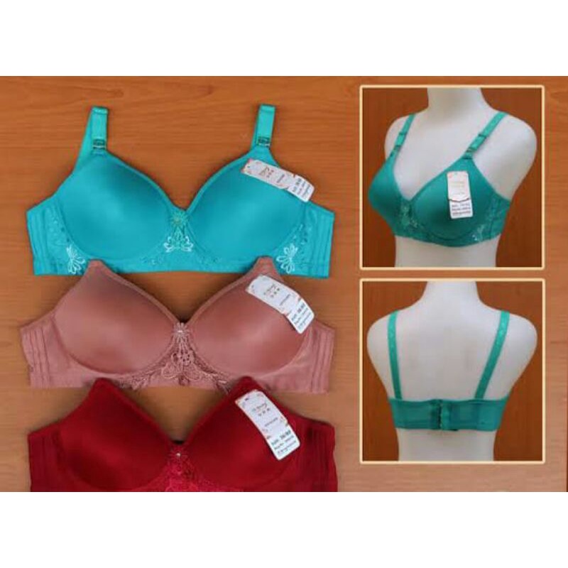 1 lusin bh FF Huang kait 3 termurah | bra bh busa remaja dan dewasa | bh busa tanpa kawat