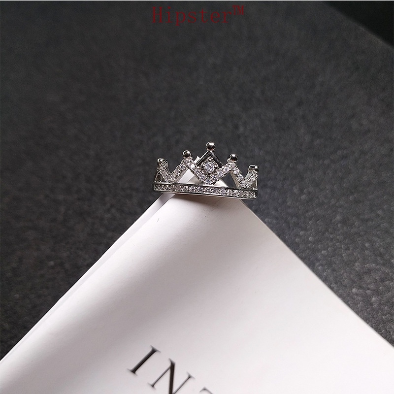 Hot Sale Classic Fashion Inlaid Diamond Crown Ring