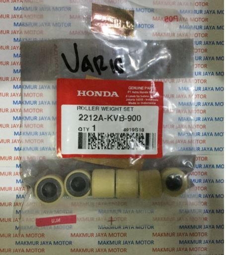 Roller Set Vario (KVB) isi 6 pcs (AHM) (Asli Honda)