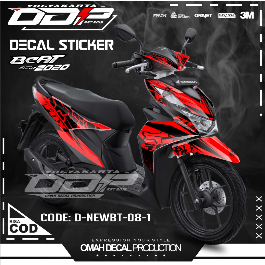 DECAL BEAT FULL BODY DEKAL HONDA BEAT STREET FULLBODY MOTIF SIMPEL ELEGAN STICKER KEKINIAN KEREN KUA