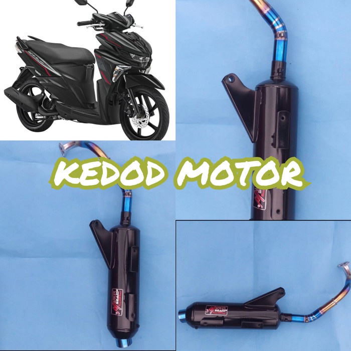 Knalpot Bobokan Tsukigi Leheran Pelangi Stainles Mio Soul GT 125