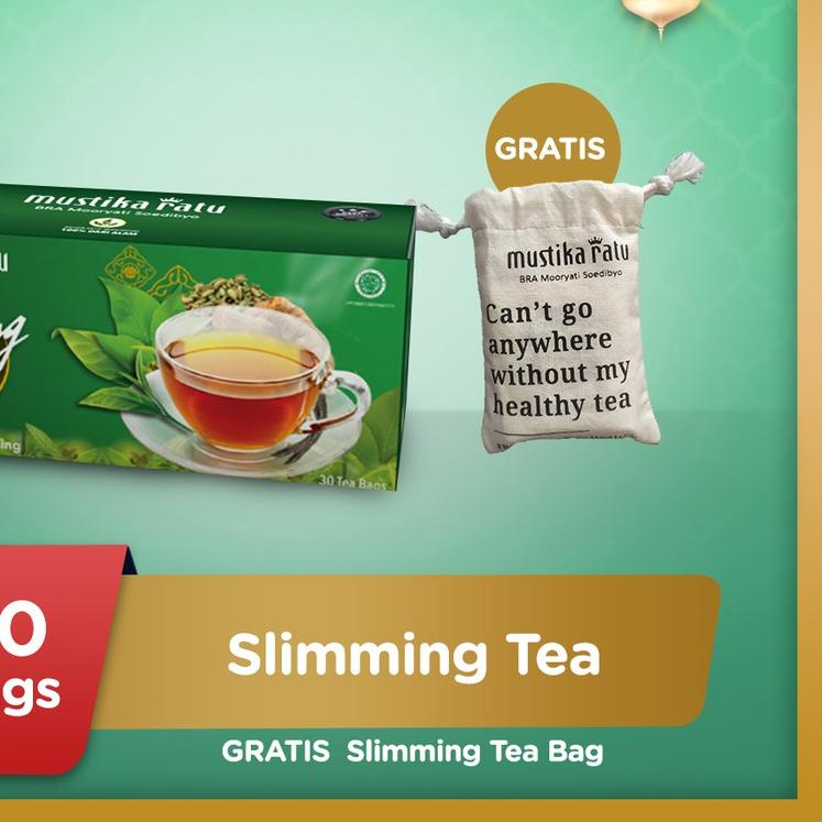 ♀ [Mustika Ratu] Slimming Tea Isi 30 Bag Teh Diet dan Slimming Tea Bag ▲