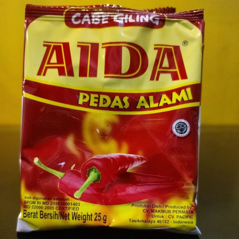 

Cabe Giling AIDA - 25g