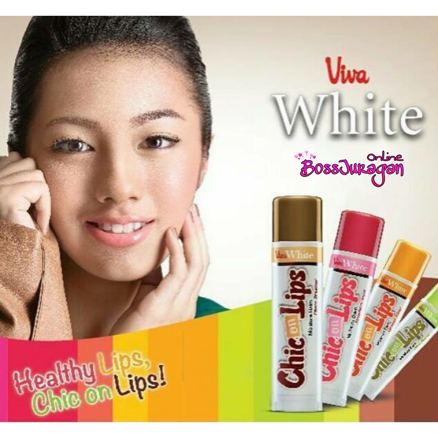 (BOSS) VIVA White Chic On Lips Moisture Balm  - 4,2g | Viva Lip Balm