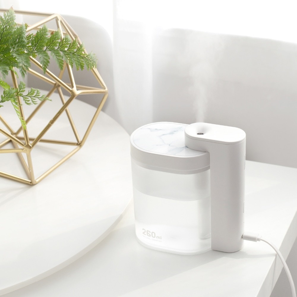 Sothing Geometry Air Humidifier Ultrasonic Purifying Aromatherapy Oil Diffuser 260ml - DSHJ-H-002