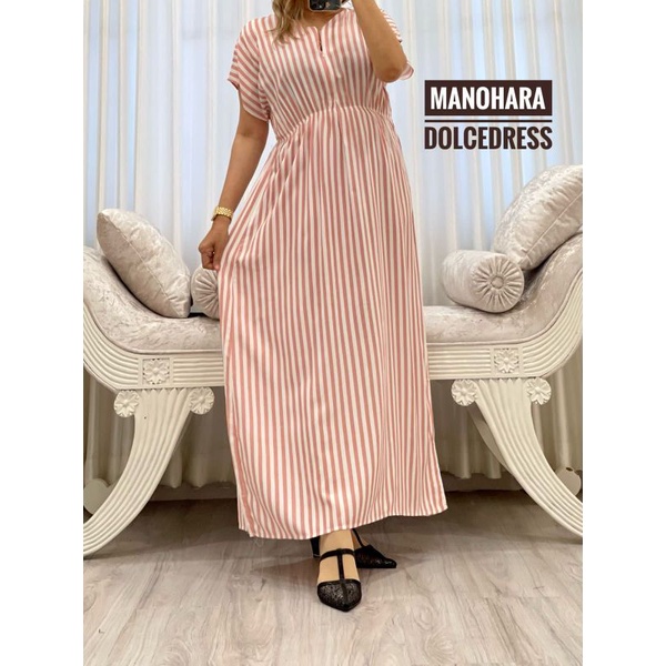 Daster Arab Dolce MANOHARA Long Dress Rayon Semata Kaki