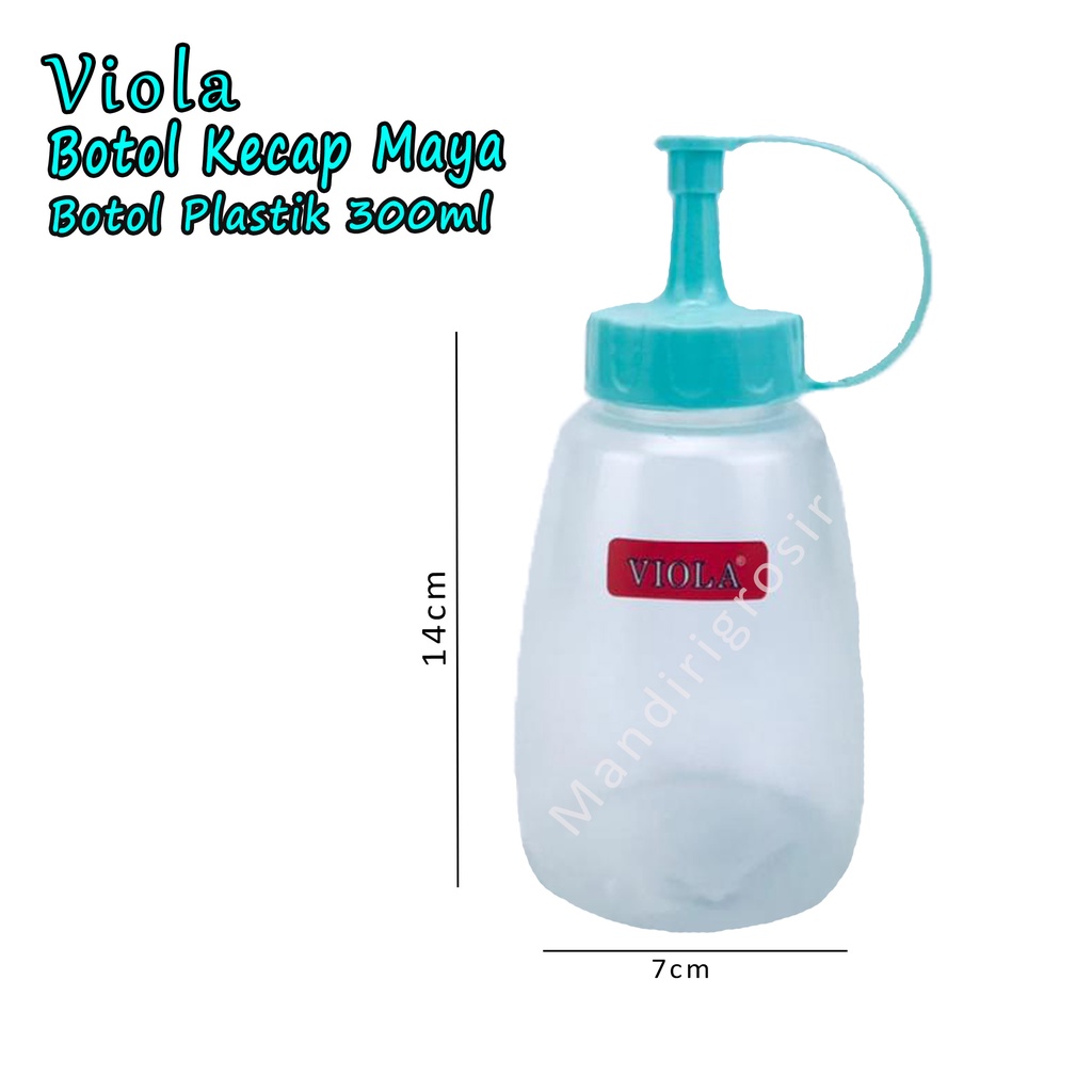 Botol Kecap Maya *Viola * Botol Plastik * 300ml