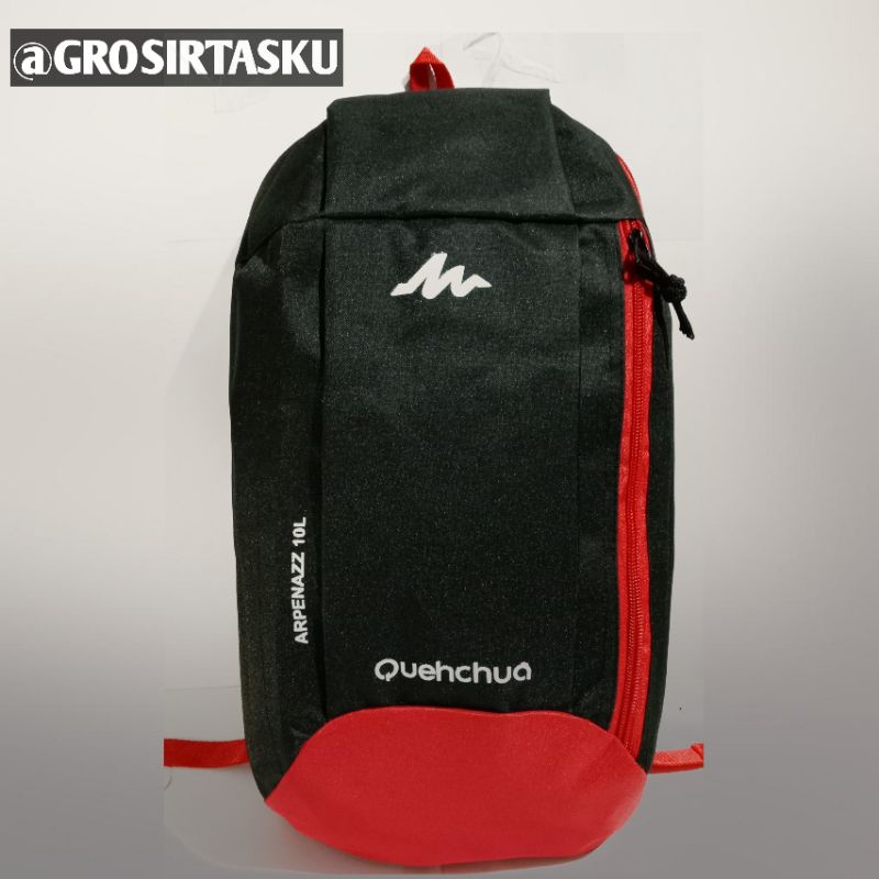 TAS MURAH SPORT|TAS SEPATU FUTSAL|DAYPACK|TAS SEKOLAH ANAK 10L-HITAM MERAH