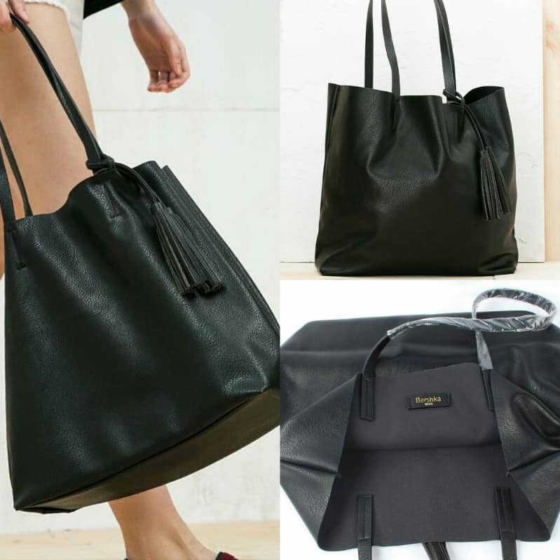 Bershka Shoulder Bag Original Black Tas Bershka Original