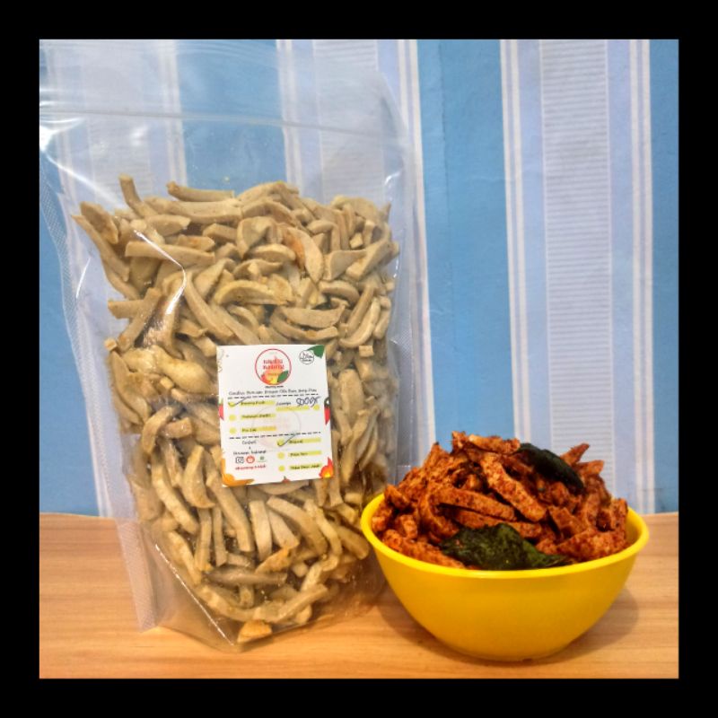 Basreng Kriuk Medok 500 gr (setengah kilo) Pedas Daun Jeruk/Pedas Asin/Original Termurah by BASRENG MEDOK-4