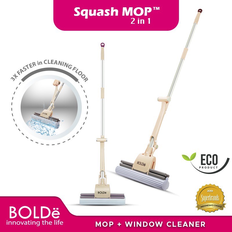 Squash MOP Extreme 2 in 1 Original BOLDe Premium Quality