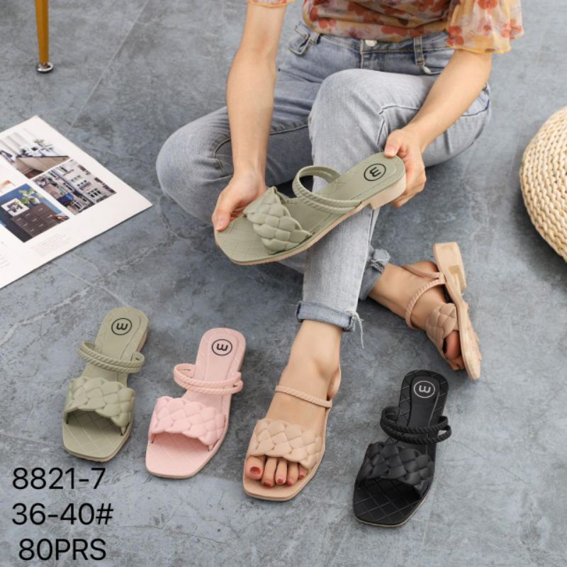 Sandal Heels Wanita Jelly Melisa Impor