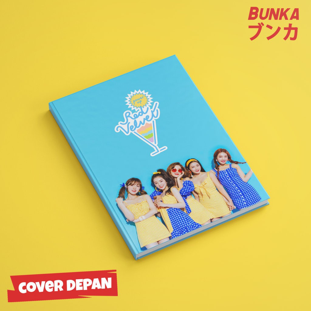 

Notebook K Pop Red Velvet Full Member Korean Hardcover A5 Buku Tulis Catatan Note Agenda Planner